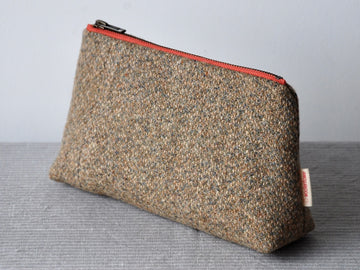 Tweed pouch in Machair