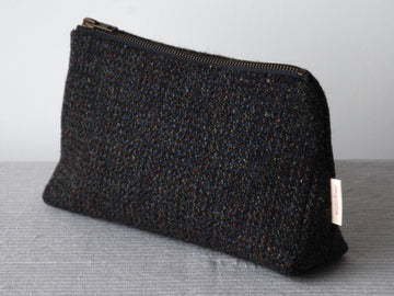 Tweed pouch in Night Sky